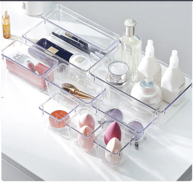 25 Pk Tableware Makeup Organiser Stackable